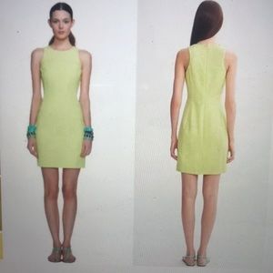 Banana Republic Milly Collection Neon Yellow/Green Dress